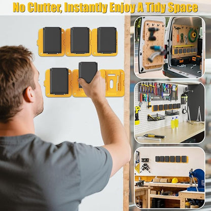 6 Pack Battery Mount Holder Compatible - Image 2