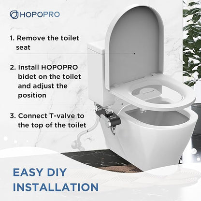 HOPOPRO Bidet with Single Finger Water Pressure Control, Self Cleaning Hygienic - Image 6
