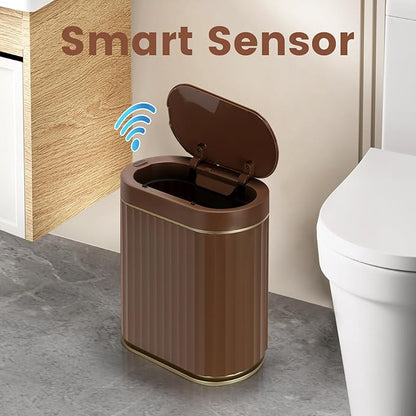 ELPHECO Bathroom Motion Sensor Trash can 2 Gallon Automatic Garbage Can - Image 3