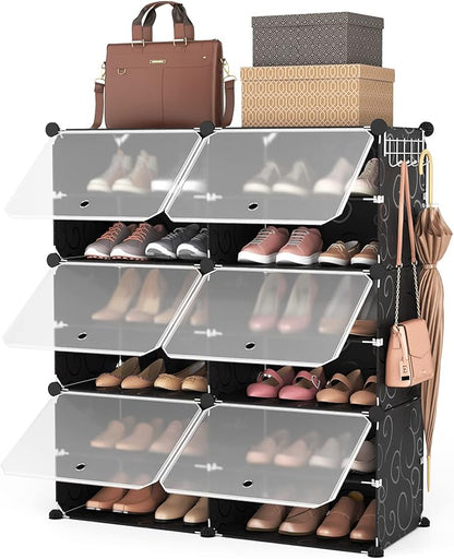 ROJASOP 6-Tier 24-Pair Expandable Shoe Rack Organizer by ROJASOP