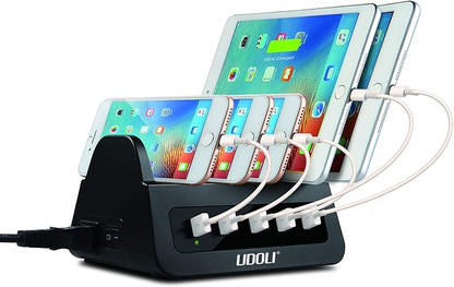 UDOLI 5 USB Ports Charging Station Organizer - Image 8