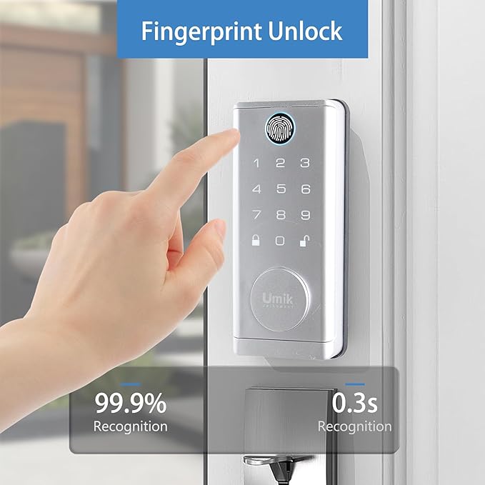 UMIK UMIKSMART Fingerprint Door Lock - Image 3