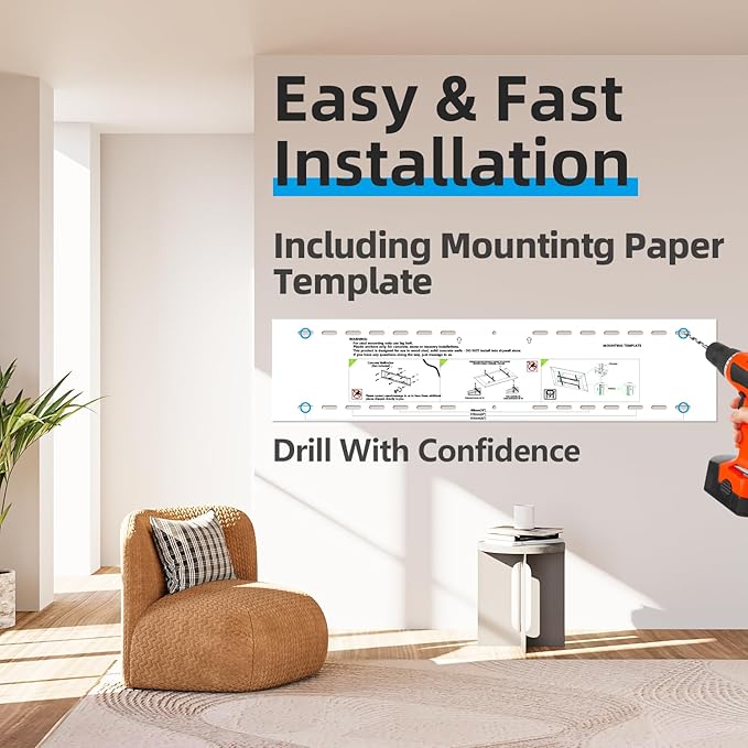 85 86 98 100 inch Heavy Duty TV Wall Mount - Image 8