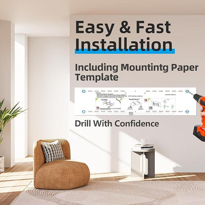 85 86 98 100 inch Heavy Duty TV Wall Mount - Image 8