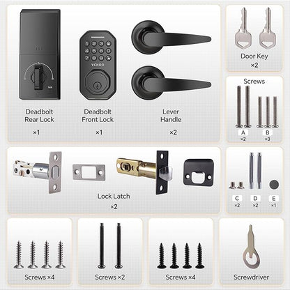 VCHOO Keyless Entry Door Lock Set Smart Locks - Image 8