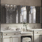 ISKM Large Silver Wall Mirror, 84 x 32 Inch Metal Silver Frame Mirror by ISKM-IStillKeepMovin