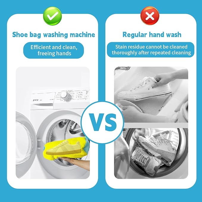 Shoe washing machine bag, Reusable Slaundry shoes bags - Image 5