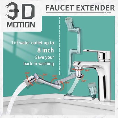 CECEFIN 1080°Rotating Faucet Extender Double Extension - Image 2
