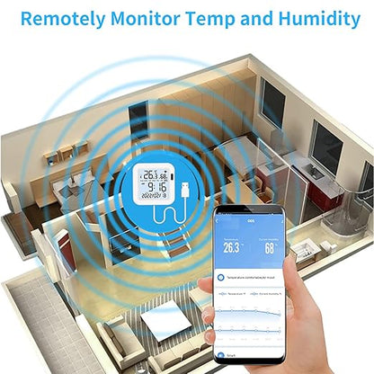 WiFi Temperature Humidity Monitor: Upgraded Smart Temperature and Humidity - Image 7