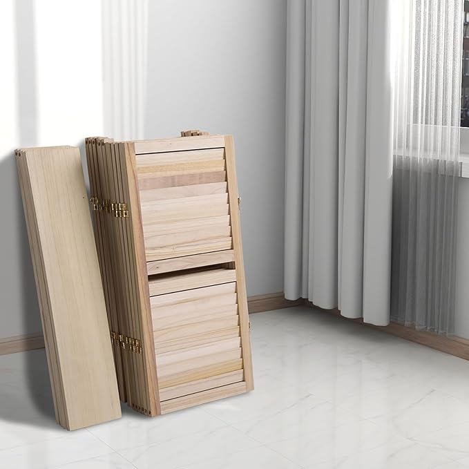 Bonnlo 6 Panels Wood Room Divider - Image 6