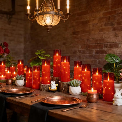 Flickering Flameless LED Candles, Battery Operated Candles 24 Pcs - Image 5