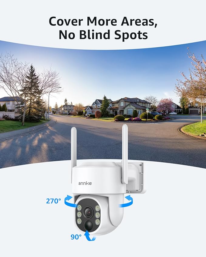 ANNKE 4MP Solar Security Cameras Outdoor Wireless, 9000mA Battery - Image 6