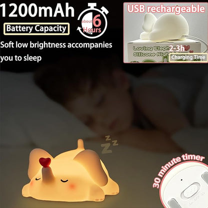 mydtiz Silicone Elephant Night Light - Image 3