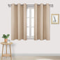 DWCN Beige Blackout Curtains for Bedroom, Room Darkening Thermal Insulated by DWCN