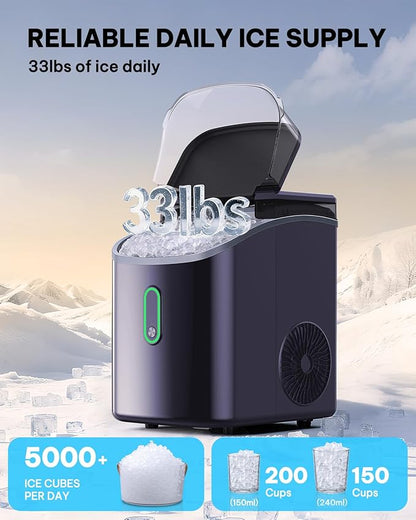 Silonn Nugget Ice Maker Countertop, Pebble Ice Makers - Image 3