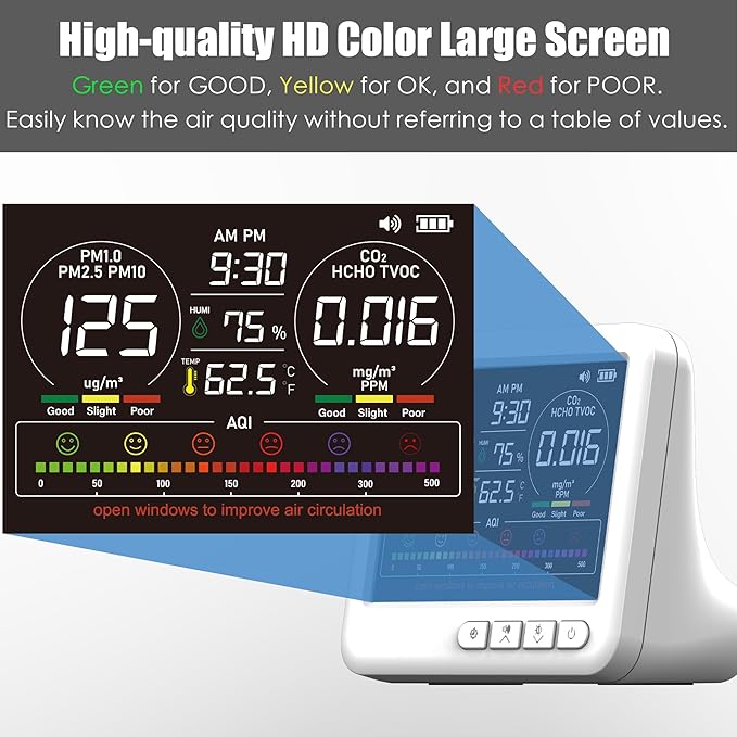 Professional Indoor Air Quality Monitor - Image 4