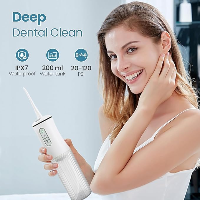 Cordless Water Flosser for Teeth Cleaning Pick - Image 2