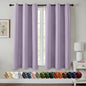 MIULEE Lilac Blackout Curtains for Bedroom Living Room 63 Inches Long 2 Panels by MIULEE