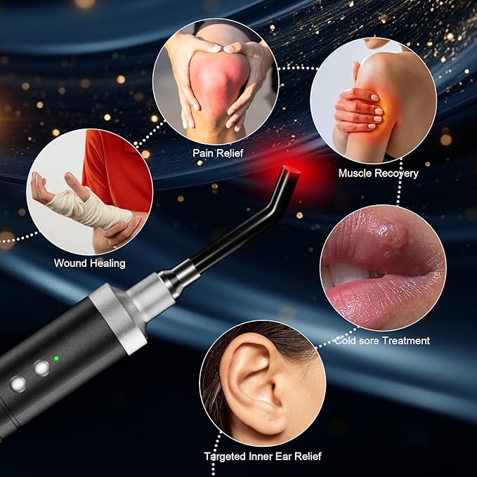 HomeCare 5-in-1 Red Light Therapy Wand, Portable Handheld Red Light Therapy - Image 7