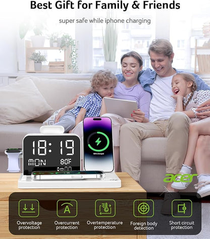 Acer 7-in-1 Wireless Charging Station - 30W Fast Wireless Charger - Image 9