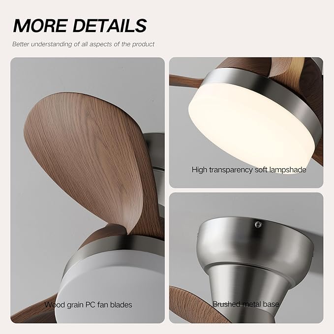 Myleoron 20 Inch Ceiling Fan - Image 6