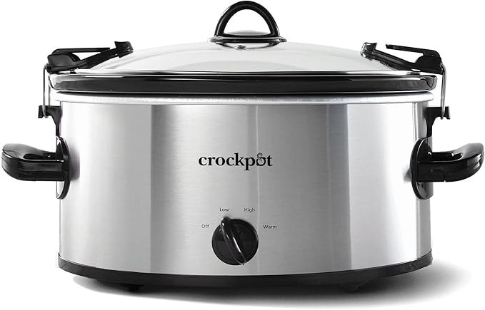 Crock-Pot SCCPVL600S Cook' N Carry 6-Quart Oval Manual Portable Slow Cooker by Crock-PotBrand