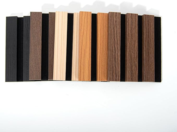 Art3d 5-Pack Acoustic Wood Slat Wall Panel Sample - Image 4