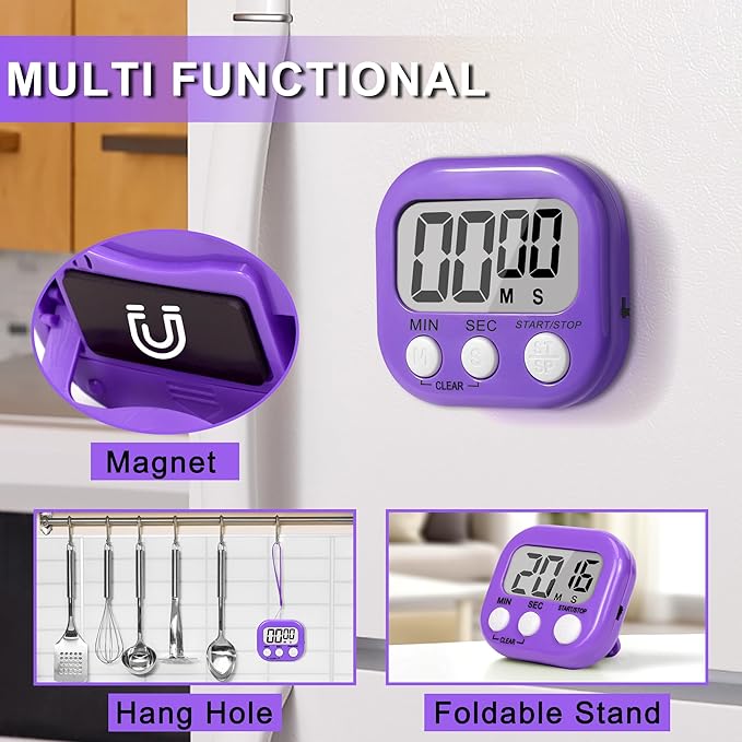 ZILLEEN Classroom Timer for Kids Teachers 2 Pack Digital Timers - Image 3