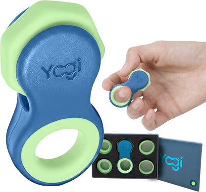 Yogi Fidget Toy – Silent Sensory Spinner by LIGHTBULBIDEAS