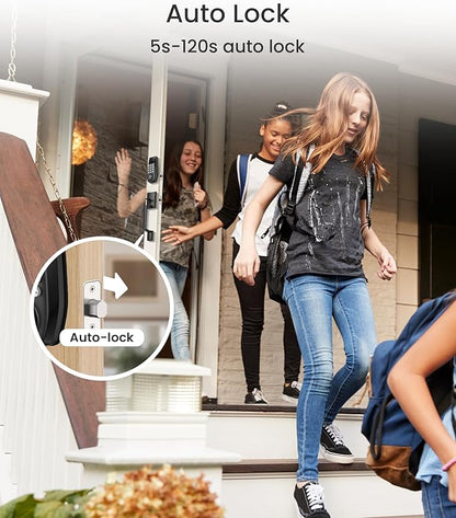 DESLOC C100 Plus Built-in WiFi Smart Lock, Keyless Entry Door Lock - Image 6