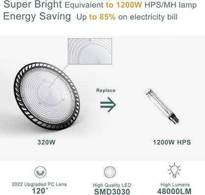 ACOHOOK Smart 320W LED High Bay Light - Image 4