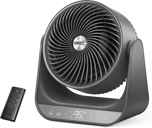 DREO 60° Vertical & 90° Horizontal 3D Oscillating Heating, 12 ft/s Long-Range by DREO