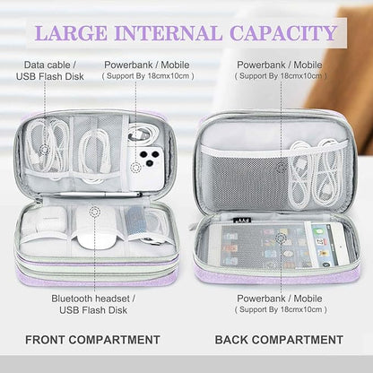 FYY Electronic Organizer, Large Travel Cable Organizer Bag Pouch Electronic - Image 3