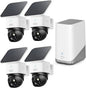 eufy Security SoloCam S340 4-Cam Kit, Solar Security Camera, Wireless Outdoor by eufySecurity