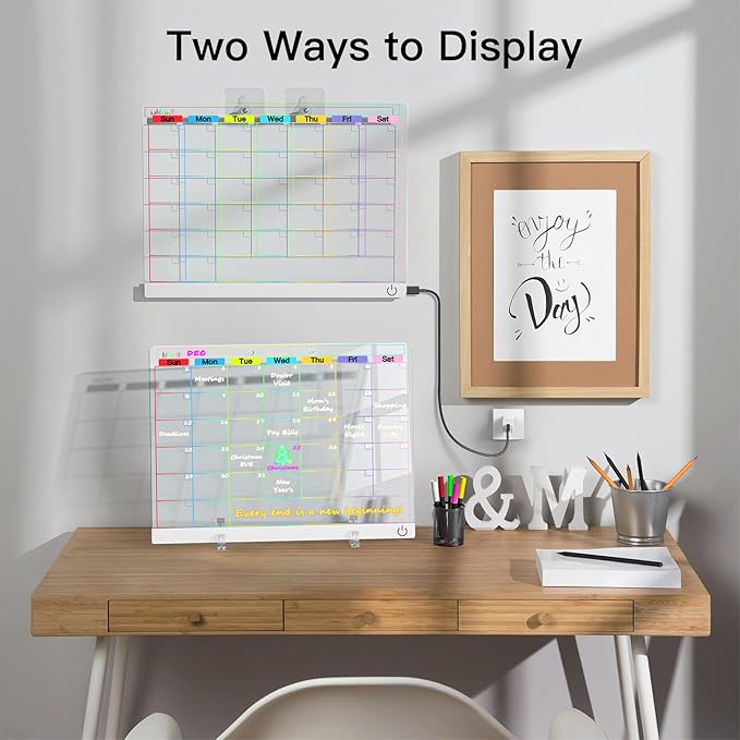 Acrylic Dry Erase Board Calendar - Image 2