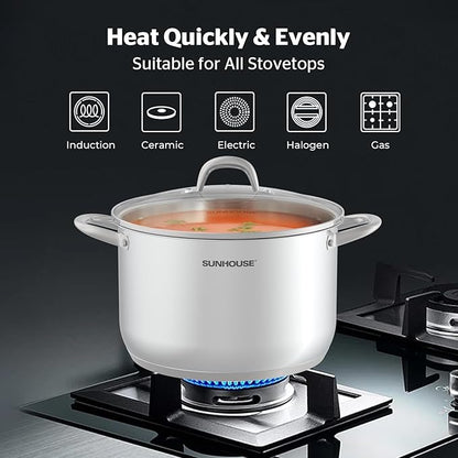 SUNHOUSE Stainless Steel Stock Pot - Image 5