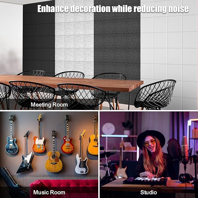 Sonicism 12 Pack Acoustic Wall Panels - Image 7