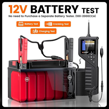 ANCEL PB600 Power Circuit Probe Tester and Battery Tester, 12V 24V Automotive - Image 5