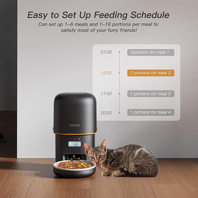 Automatic Cat Feeder - 2L Cat Food Dispenser - Image 5