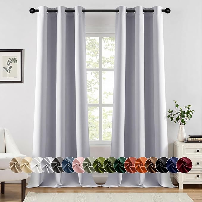 MIULEE Blackout Curtains for Bedroom Living Room 90 Inches Long 2 Panels by MIULEE