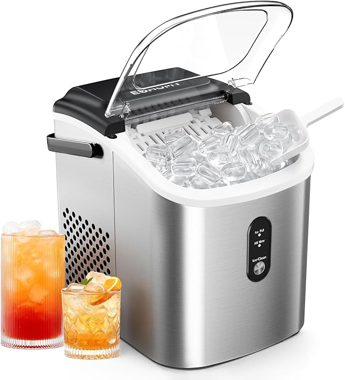 EUHOMY Ice Maker Countertop, Portable Ice Machine by EUHOMY