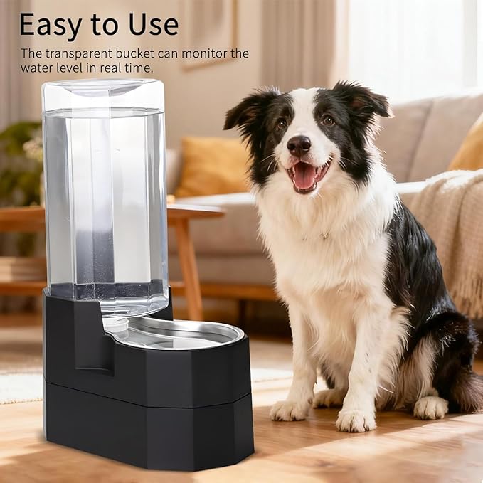 Sfozstra Elevated Dog Water Dispenser: 9L Gravity Auto Refill -Senior & - Image 7