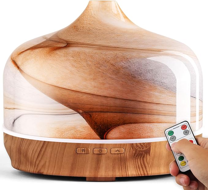 Porseme 500ml Essential Oil Diffuser, Aroma Ultrasonic Humidifier by Porseme