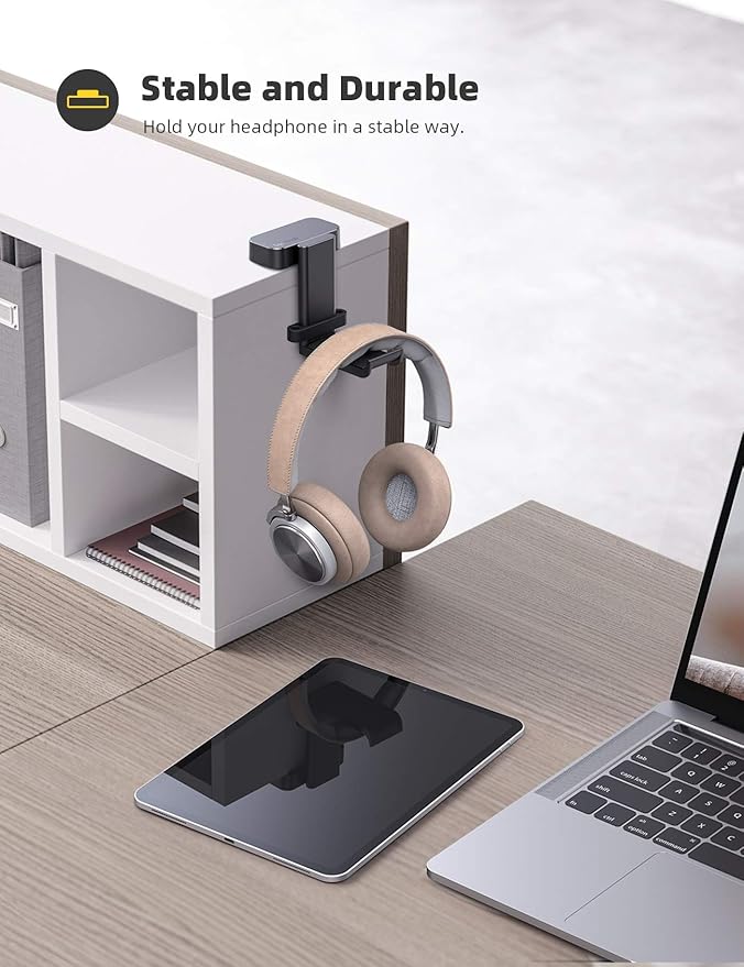 Lamicall Headphone Stand, Headset Hanger - Image 3