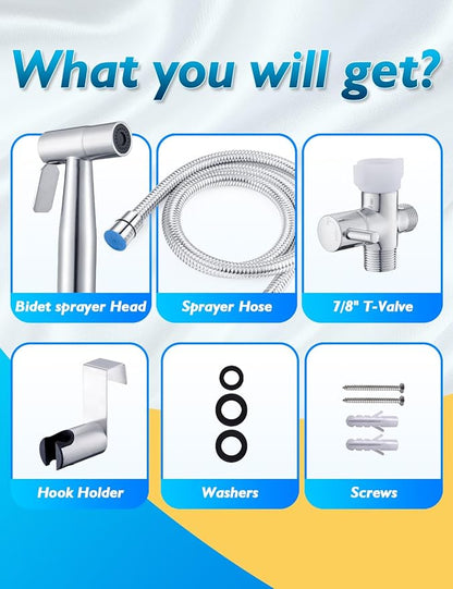 Handheld Bidet Sprayer for Toilet, Jet Sprayer for Toilet Muslim Shower - Image 4