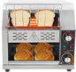 1900W Commercial Conveyor Toaster, 1-7 Gears Electric Stainless Steel by Unknown