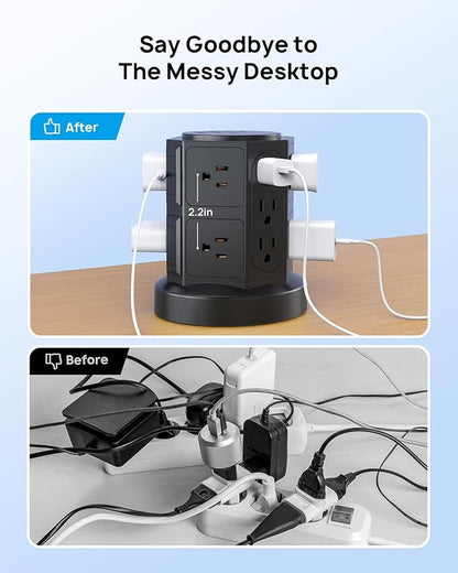 TROND Tower Surge Protector Power Strip - Image 7