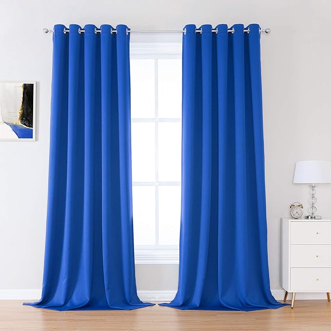 DUALIFE 120 Inch Length Extra Long Blackout Curtain by DUALIFE