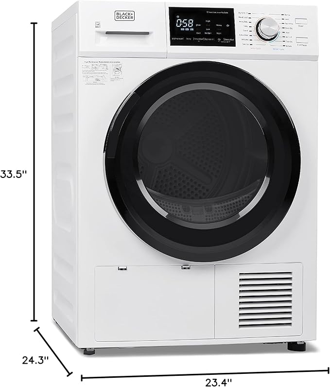 BLACK+DECKER 4.4 Cu. Ft. Electric Dryer - Image 8