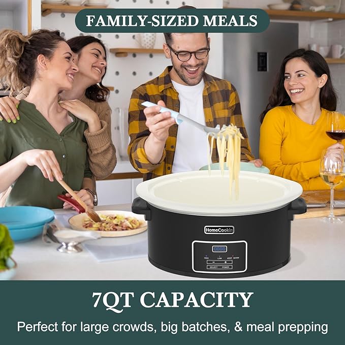 HOMECOOKIN 7-Quart Programmable Slow Cooker - Image 6
